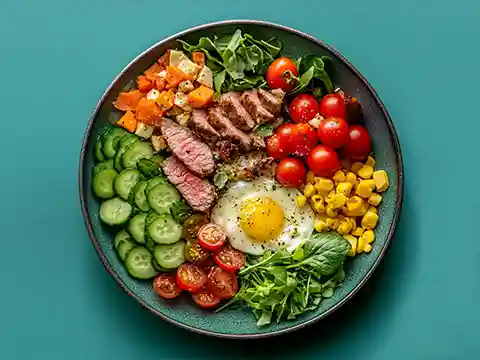 Plato de comida siguiendo una dieta FODMAP integrativa para reducir síntomas digestivos, guiada por un nutricionista especializado en Madrid.